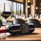 Custom birthday label, gold baroque on matte black