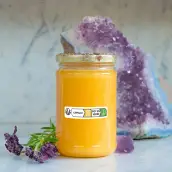 Mandatory sorting label, capsule and glass jar