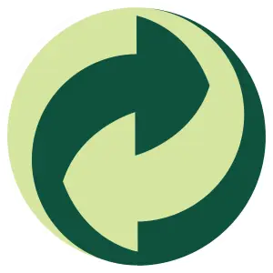 étiquette personnalisée logo recyclage, mention obligatoire