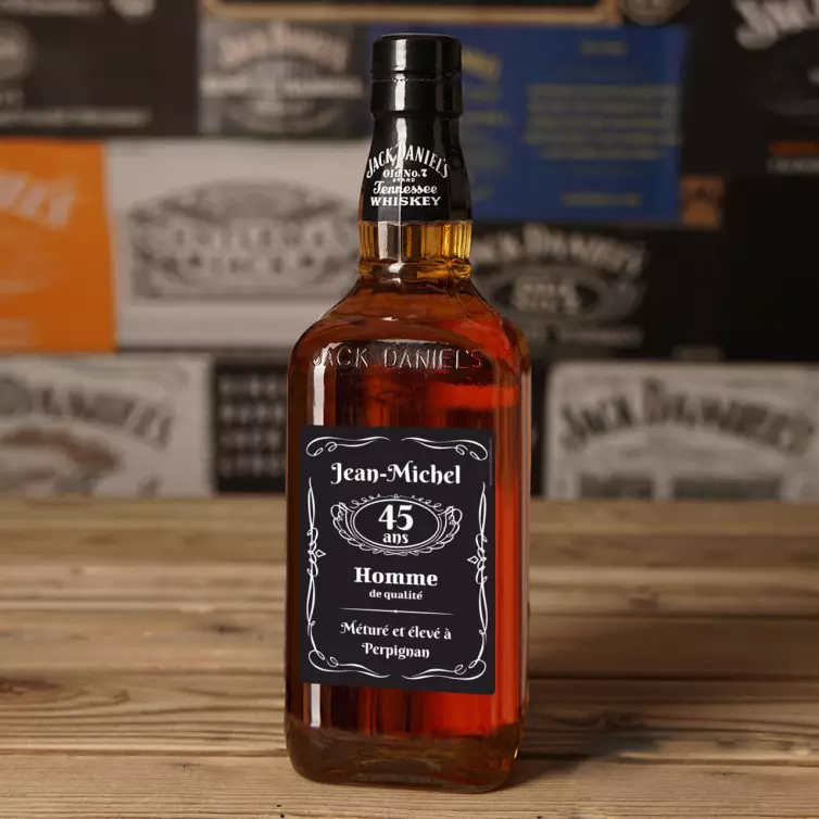 Étiquette personnalisée humour homme – Cadeau original pour anniversaire ou fête