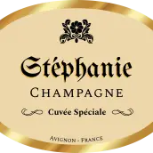 Étiquette personnalisée champagne ovale