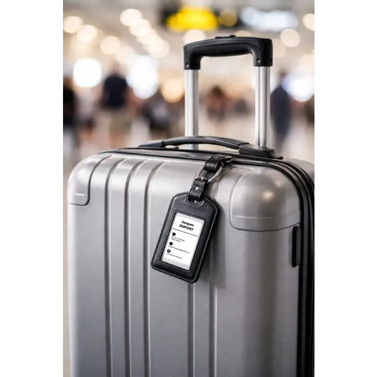Étiquette personnalisée pour bagage