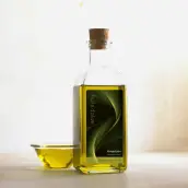 Étiquette huile d’olive moderne et design