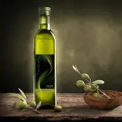 Étiquette huile d’olive moderne et design