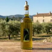 Étiquette huile d’olive moderne et design