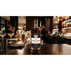 modern gepersonaliseerd etiket voor rum