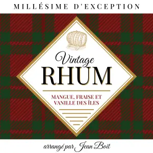 étiquette personnalisée pour rhum au style élégant