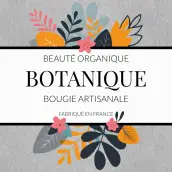 Étiquette personnalisée pour bougie papier métallique argent