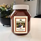 Étiquette personnalisée mariage royale Kate et William – Immortalisez votre événement avec élégance et majesté