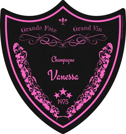 Étiquette personnalisée luxe pour bouteilles haut de gamme