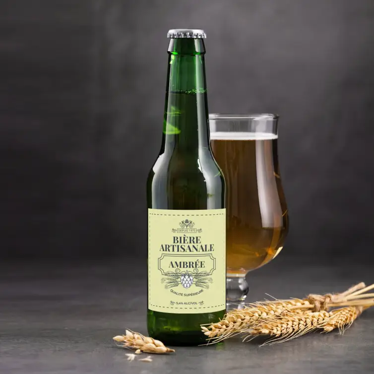 Étiquette personnalisée bière artisanale