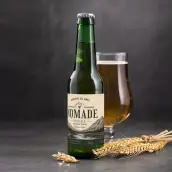 Étiquette personnalisée pour bière artisanale montagne