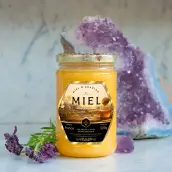 Étiquette personnalisée pour pot de miel haut de gamme
