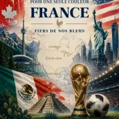 Étiquette personnalisée supporter football FIFA 2026
