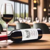 Étiquette de vin personnalisée Bordeaux Grand Cru – Élégance et tradition pour vos bouteilles