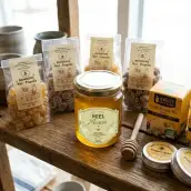 Étiquette miel acacia – modèle naturel personnalisable