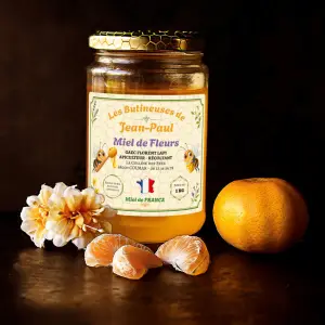 étiquette miel personnalisée apiculture