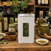 Étiquette huile d’olive premium personnalisable