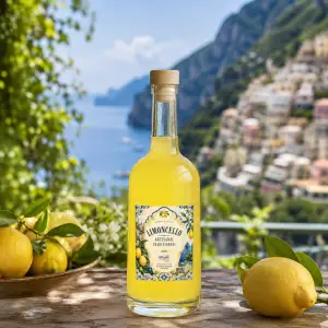 étiquette personnalisée limoncello artisanal