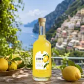 Étiquette personnalisée limoncello ovale