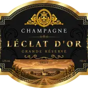 Étiquette champagne noir mat personnalisée pour mariage
