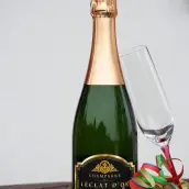 Étiquette champagne noir mat personnalisée pour mariage