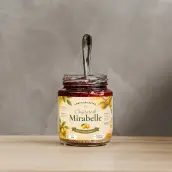 Étiquette personnalisée pour confiture de mirabelles