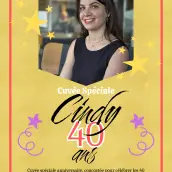 Étiquette autocollante personnalisée anniversaire avec photo