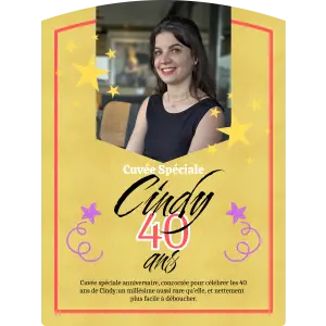 étiquette autocollante personnalisée anniversaire avec photo