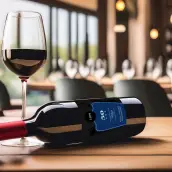 Étiquette personnalisée carrée noir mat pour anniversaire