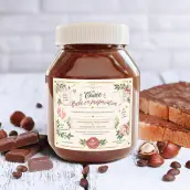 Personalized label for pregnancy announcement
