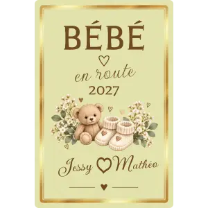 Un modello delicato per celebrare l'arrivo del bebè