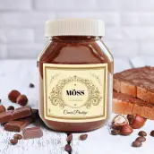 Étiquette personnalisée pour bouteille de champagne – design doré élégant et raffiné