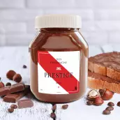 Custom label for brut champagne 2025 – modern and clean design