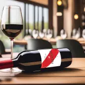 Custom label for brut champagne 2025 – modern and clean design