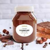 Custom label for brut champagne special cuvée – elegance and simplicity