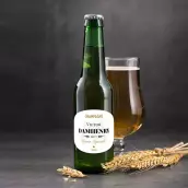 Custom label for brut champagne special cuvée – elegance and simplicity