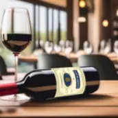 Étiquette personnalisée de champagne brut Thierry Blanco – un style classique et prestigieux