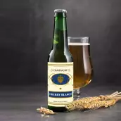 Étiquette personnalisée de champagne brut Thierry Blanco – un style classique et prestigieux