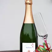 Étiquette de naissance personnalisée Nathan – une création joyeuse et tendre pour fêter une arrivée