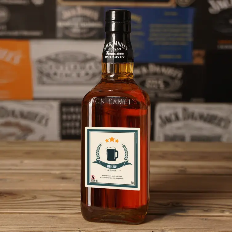 Étiquette bière artisanale personnalisée – style vintage et impact visuel garanti