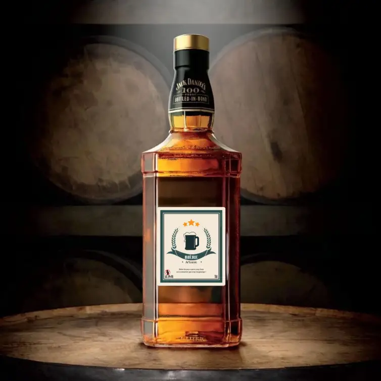 Étiquette bière artisanale personnalisée – style vintage et impact visuel garanti