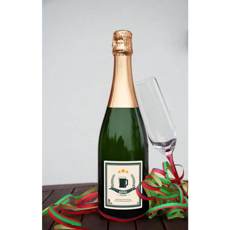 Étiquette bière artisanale personnalisée – style vintage et impact visuel garanti