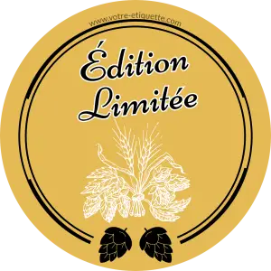 stand out with a custom limited edition beer label that showcases the unique nature of your craft