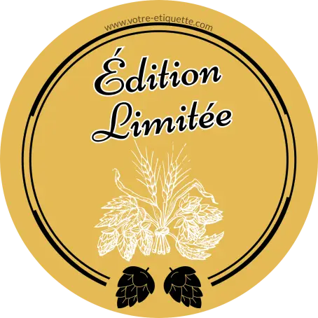 Étiquette bière édition limitée personnalisée – mettez en valeur vos brassins exclusifs