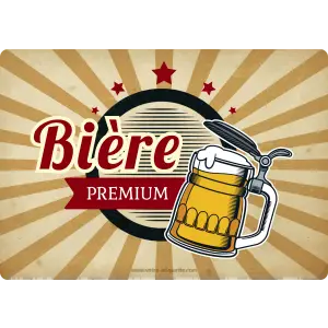 créez une étiquette bière premium personnalisée qui met en valeur l’authenticité et la qualité de votre production