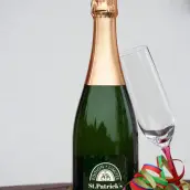 Étiquette de bière édition limitée pour la Saint-Patrick