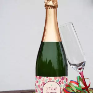 romantic custom label to declare your love