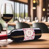 Romantic custom label to declare your love