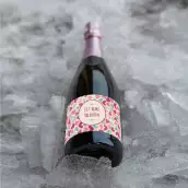 Romantic custom label to declare your love